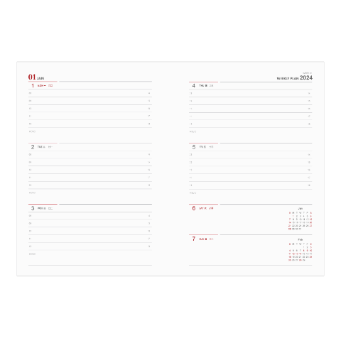 25K-A版【一週兩頁橫式】